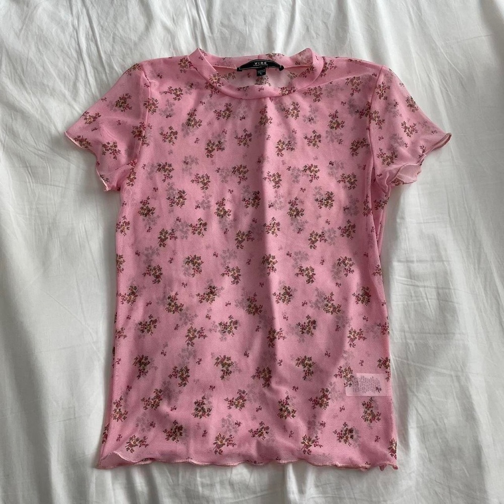 Floral Sheer Top